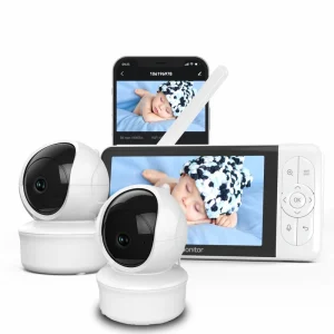 دوربین کنترل کودک طرح دو دوربین مدل B6-T2 | آرامش خیال در کنار فناوری هوشمند برای مراقبت از فرزندتان